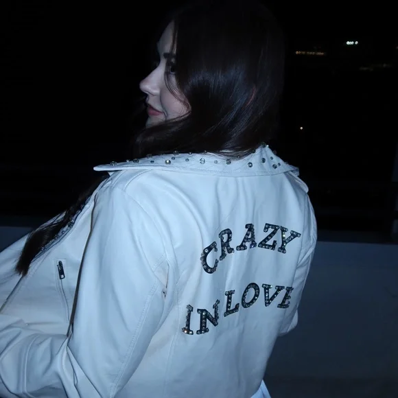 12th Tribe Crazy In Love Faux Leather Studded Jacket - Picture 2 of 4